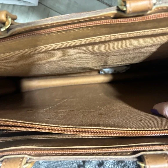 Vintage 80’s❤️NWT Empire Orr Pecan Briefcase/Messenger Bag - Picture 9 of 10